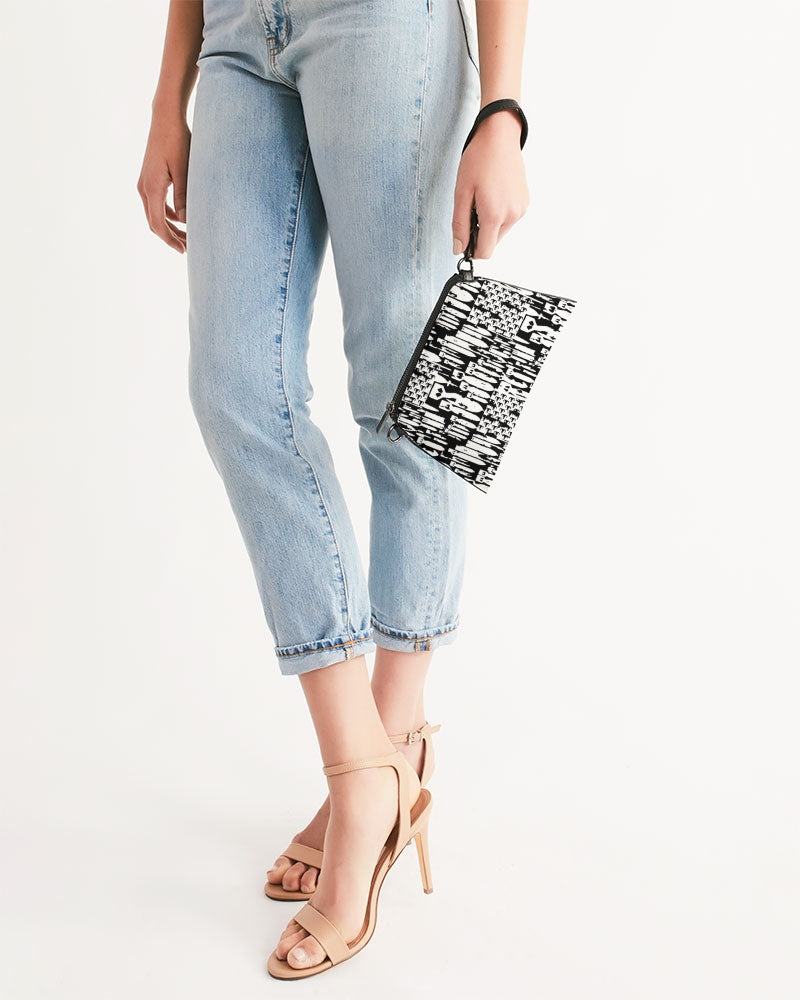 Print On Demand - Crossbody/Wristlet - "EOD Bomb Flag" (Black & White)