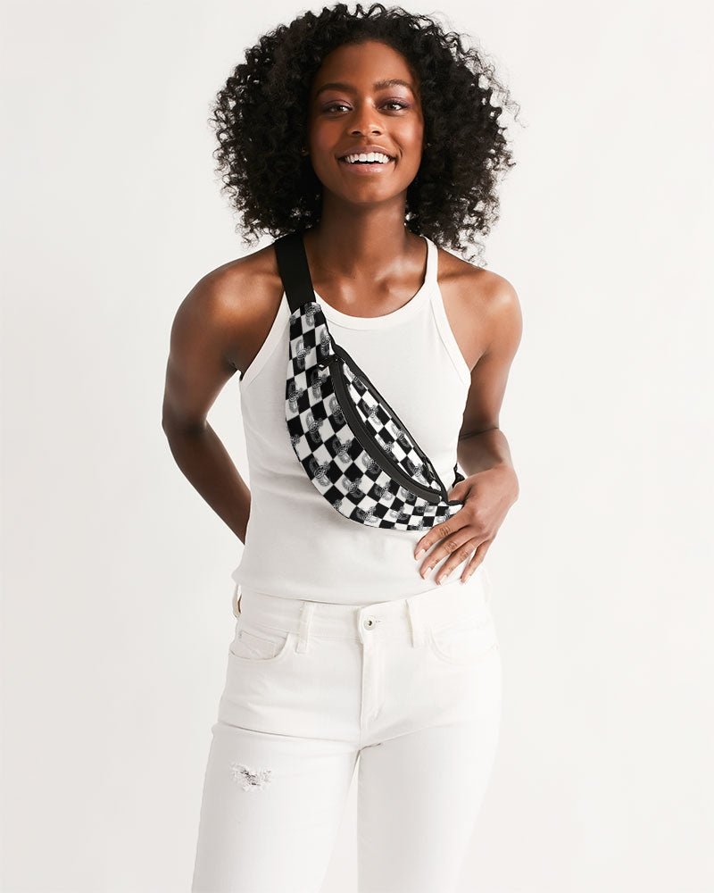Print On Demand - Crossbody Sling Bag - "EOD Checkered Flag"